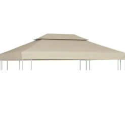 Paviljongtak 310 g/m² vattentätt | Beige | Storlek: 3 x 4 m