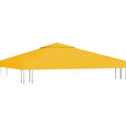 Paviljongtak med ventilering 310 g/m² 3x3 m gul