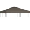 Paviljongtak med ventilering 310 g/m² 3x3 m taupe