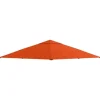 Paviljongtak 2,98x2,95 m, solskydd i polyester, orange