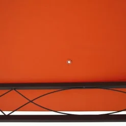 Paviljongtak 2,98x2,95 m, solskydd i polyester, orange