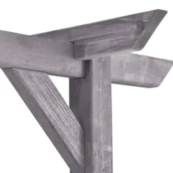 Pergola - VIDAXL - Imprägnad furu - Grå - 200x40x205 cm - Motståndskraftig mot röta