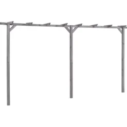 Pergola - vidaXL - 400x40x205 cm - Imregnerad furu - Vädertålig - Modern design