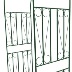 Pergola för klätterväxter mörkgrön