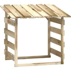 Pergola med tak 100x90x100 cm impregnerad furu