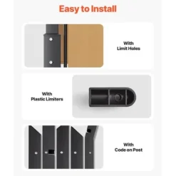 Pergola, 304,8x304,8x254 cm, Beige, Metall