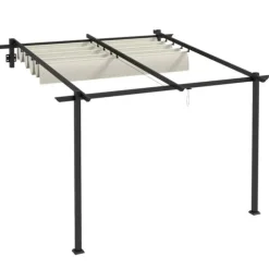 Pergola, 297x297x200 cm, Krämfärgad