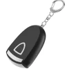 Personlig larm TD® 3.7V 6x4x2cm bärbar utomhusnyckelringslarm personlig larm med ljus typ C-laddning