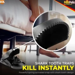 6pk Mouse Traps | Heavy Duty Mice Snap Catcher Rodent Mice Reusable Pest Control