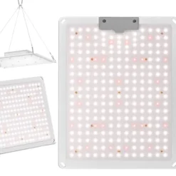 Plant Growth Grow Lamp Full Spectrum 30 x 24 cm 234 LED 110 W Silver