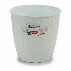 Planter Stefanplast White Plastic 14 x 13 x 14 cm (12 Units)
