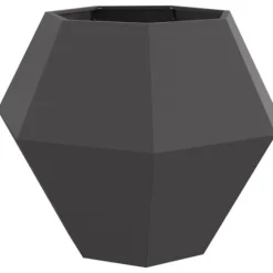 Planteringskärl Svart 100 x 100 x 80 cm Stål