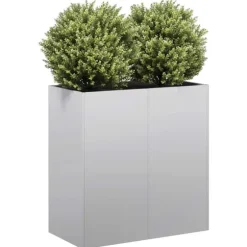 Planteringskärl 80x40x80 cm galvaniserat stål