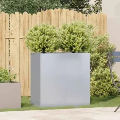 Planteringskärl 80x40x80 cm galvaniserat stål