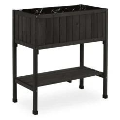 Planteringslåda, upphöjd, granträ, 80x74x38 cm