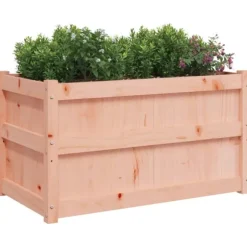 Planteringslådor 2 st massivt douglasträ