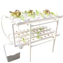 Planteringssystem, 2 nivåer, 72 planteringshål,VIT