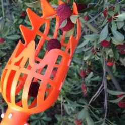 Plast Fruktplockare Skördplockare Huvud Fruktplockningskorg Fruktfångare