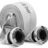 Platt brandmansnätslang för vatten med storz-kontakt 3'' 76 mm 8-24 bar 20 m