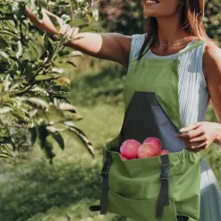 Plocka Frukt Förkläde fruktplockning Förvaring av frukt Trädgård