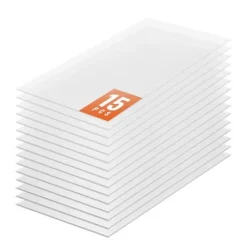 Polykarbonat växthuspaneler 15-pack, 2' x 4', takplåtar, hållbara och energieffektiva, perfekt för växthus och utomhusutrustning