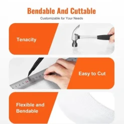 Polykarbonat växthuspaneler 15-pack, 2' x 4', takplåtar, hållbara och energieffektiva, perfekt för växthus och utomhusutrustning