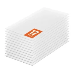 Polykarbonat växthuspaneler 12-pack, 2' x 4' x 0,24'', UV-skyddade för växthus, hållbara takplåtar, högkvalitativa växtskyddslösningar