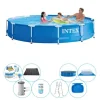 Pool Super Deal - Intex metallram Rund 366x76 cm
