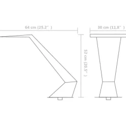 Poolfontän i rostfritt stål - Dekorativ poolaccessoar | Färg: Silver | Storlek: 64x30x52 cm