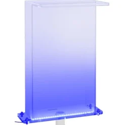 Poolfontän med RGB LED akryl 51 cm