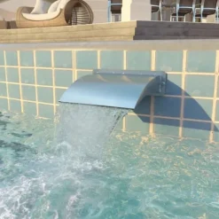 Poolfontän rostfritt stål 30x9x26 cm silver - Pool Fontän - Pool Fontäner - Home & Living