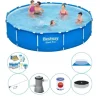 Poolpaket - Bestway Steel Pro Rund 396x84 cm