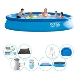 Poolpaket - Intex Easy Set Runt 457x84 cm