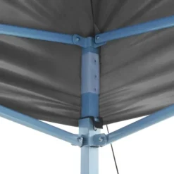 Pop-Up hopfällbart partytält med sidoväggar - Slitstarkt och vattentåligt | Storlek: 3x3 m | Färg: Antracit