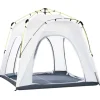 Pop-up kupoltält 4 pers, lätt & stabilt, UV50+, krokar, dörr/fönster, 1000 mm vattenpelare
