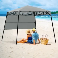 Pop-up Tält, 2.1m x 2.1m, Grå