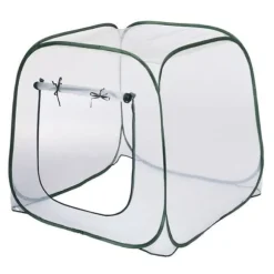 Pop-up växthus för trädgården - NATURE - 100x100x100 cm - Transparent PE - UV-skydd