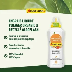 Potager Liquid Gertilizer - Algoflash Naturasol Naturasol - Organisk och återvunnet - 1L