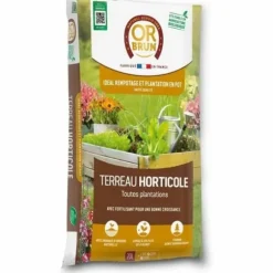 Potting compost OR BRUN