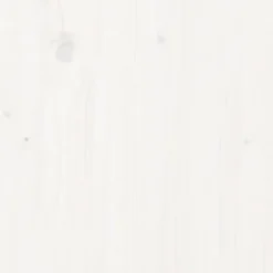 Praktisk kompostlåda i massivt furuträ - Hög kapacitet | Färg: Vit | Storlek: 80x80x78 cm