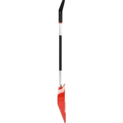 Praktisk snöskyffel i aluminium med rott handtag | Längd: 136 cm | Färg: Röd