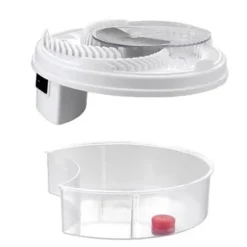 Pretty Automatic Catcher USB Avtagbar elektrisk insektsfälla Rund Tvättbar fälla Vit