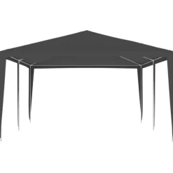 Professionellt partytält 4x6 m antracit 90 g/m²