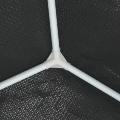 Professionellt partytält 4x9 m - UV- och vattentåligt | Färg: Antracit | Material: 90 g/m²