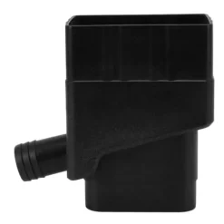 Professionellt UV-beständigt regnvattenuppsamlingssystem Stopprörsavledningssats för utomhusträdgårdsgräsmatta