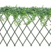 ProGarden trädgårdsspaljé för klätterväxter grön hopfällbar 180x90 cm