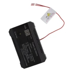 Propangasdetektor för husbil med högt 85dB larmljud - UL-certifierad sensor (svart)