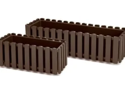 Prosperplast Balkonglåda Boardee Fäktbox DDEF600 brun