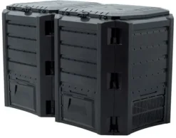 Prosperplast Module Compogreen, 800 l, Svart, Polypropylen (PP), Polen, 1350 mm, 719 mm