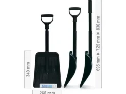 Prosperplast teleskopisk snöskyffel för bil everest eco